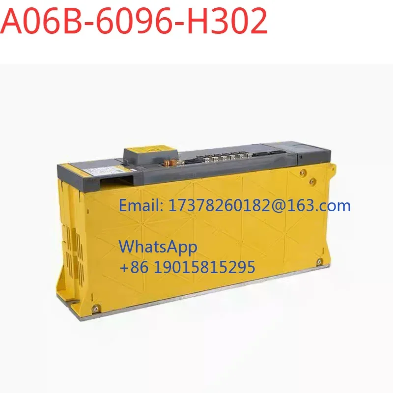 A06B-6096-H302 محرك سيرفو مستعمل تم اختباره جيدًا في حالة جيدة
