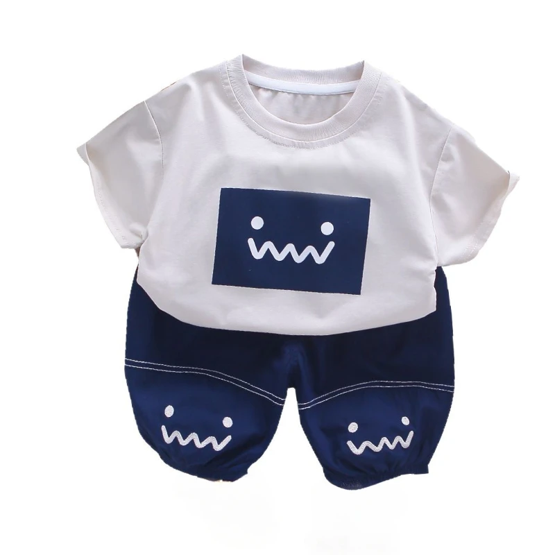 

New Summer Baby Boys Clothes Suit Children Casual T-Shirt Shorts 2Pcs/Set Kids Clothing Infant Sports Costume Toddler Tracksuits