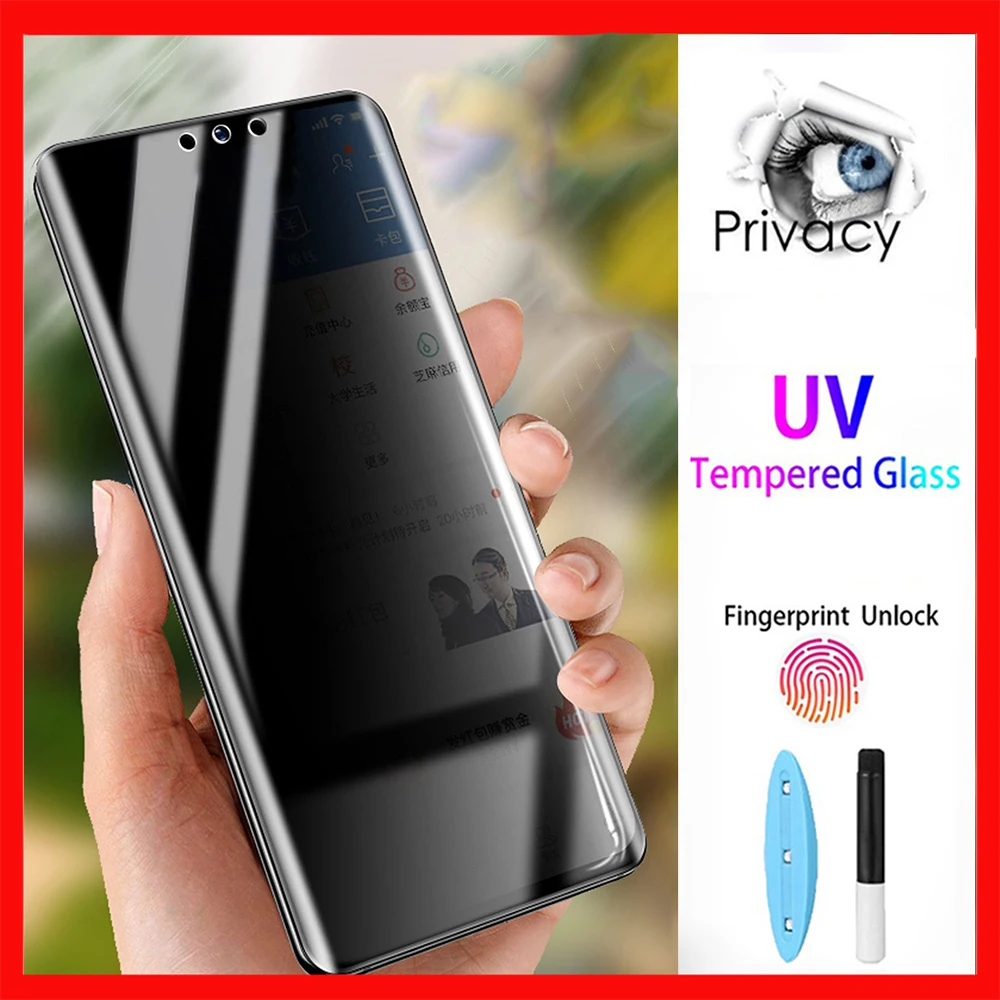 

Privacy Tempered Glass For Oneplus 10 9 8 7 7T Pro one plus 7pro 8pro Anti Peep Phone UV Screen Protector 1+ 10 Protective Film