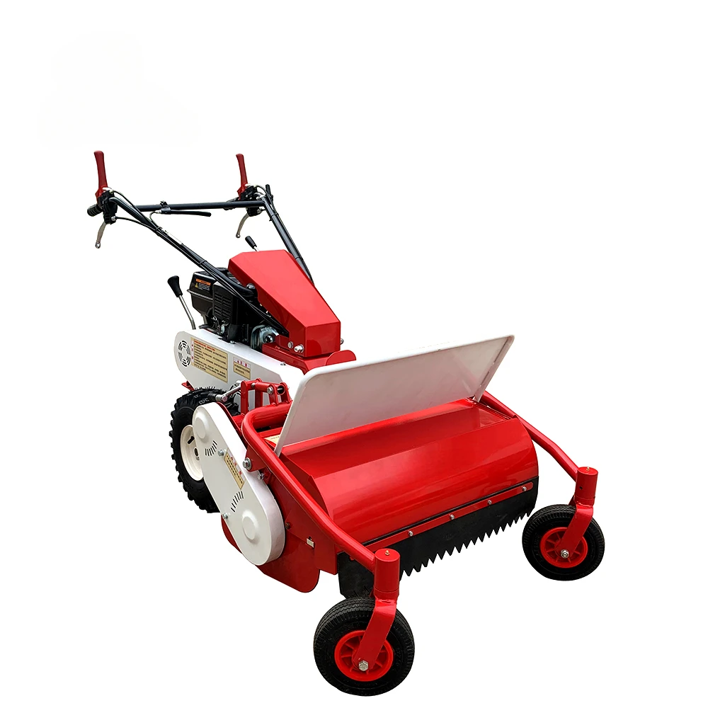 Automatic front and rear wheel lawn mowers commonly used in landscaping and greening