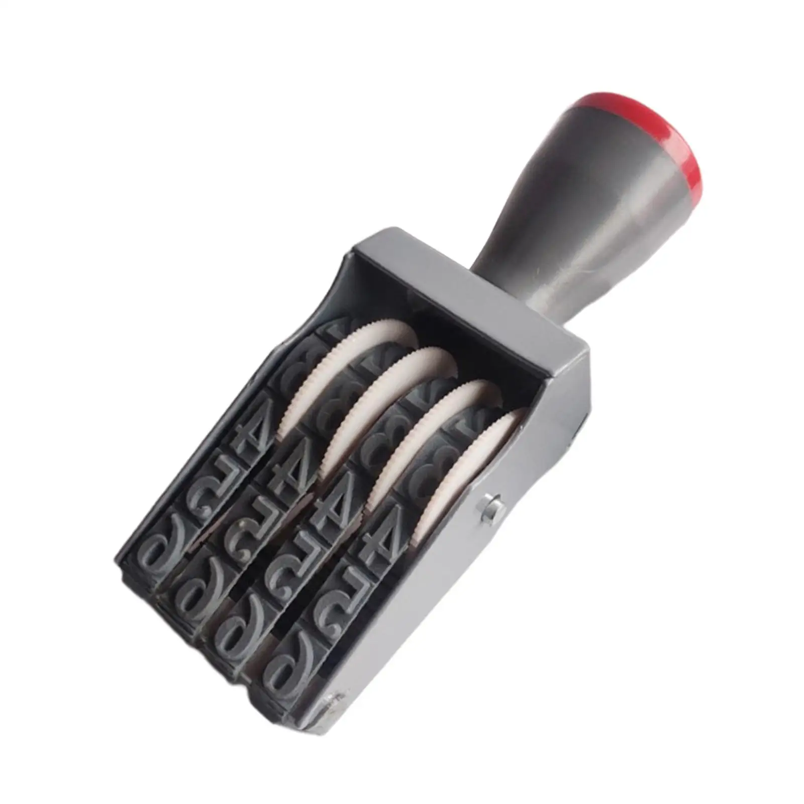 Rolling Stamp Wheels Rollers Rubber Numbering Machine 4 Digits for Food Date Valid Code and Product Batch Labels