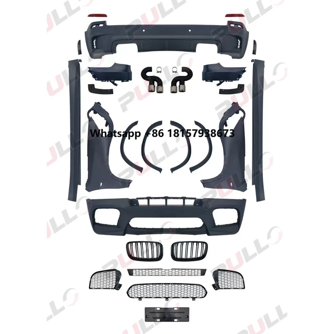 

Body Kit for X5 E70 2008-2010 Upgrade to X5M Style Include Front and Rear Bumper with Grille and Side Skirt Fender
