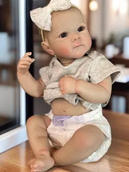 18 Inch Bettie Reborn Girl With Painted Lifelike Hair Bebe Newborn Baby Doll For Children Birthday Gifts