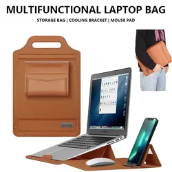 PU Leather Laptop Sleeve Bag Case For Macbook Air Pro 12 13 14 15 15.4 15.6 inch Notebook Cover For Huawei Dell HP ASUS