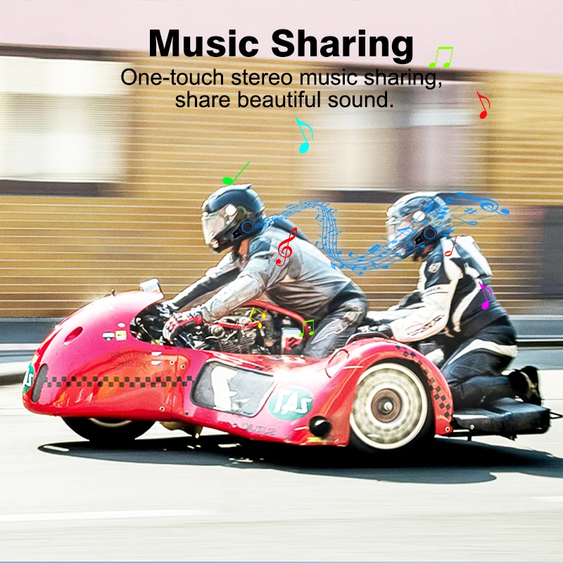 Maxto M6s Motorcycle Helmet Bluetooth Intercom  Multiple Intercom Modes, Distance 1000 Meters,Supports Music Sharing
