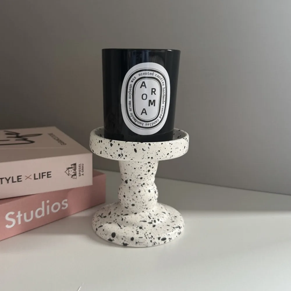 Nordicceramic Aromatherapy Candle Holder Ornaments Living Room Bedroom Dining Table Dinner Shooting Props Decoration Accessories