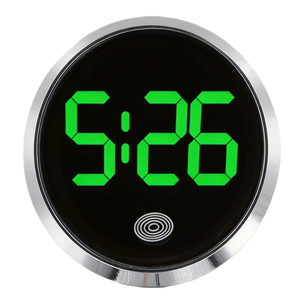Easy Installation Touch Type Clock Interior Clock Performance Tested Practical Car Supplies Wear-resistant Design