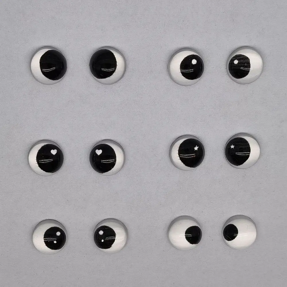 10PCS 6mm New Lolita Dolls Eyeballs Animal Accessories Glass Dolls Eyes Toy Funny DIY Crafts Time Gem Doll Accessories Kids Toy