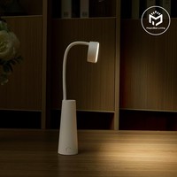 Wall Mounted Reading light Rechargeable Magnetic Book light Flexible Gooseneck Reading Flashlight Desk Lamp Desktop Read Lamp