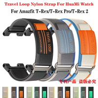 Travel Loop Nylon Strap For Huami Amazfit T-REX 2 Smart Watch Band Sports Bracelet For Xiaomi Amazfit T-Rex/T Rex Pro 2 Correa