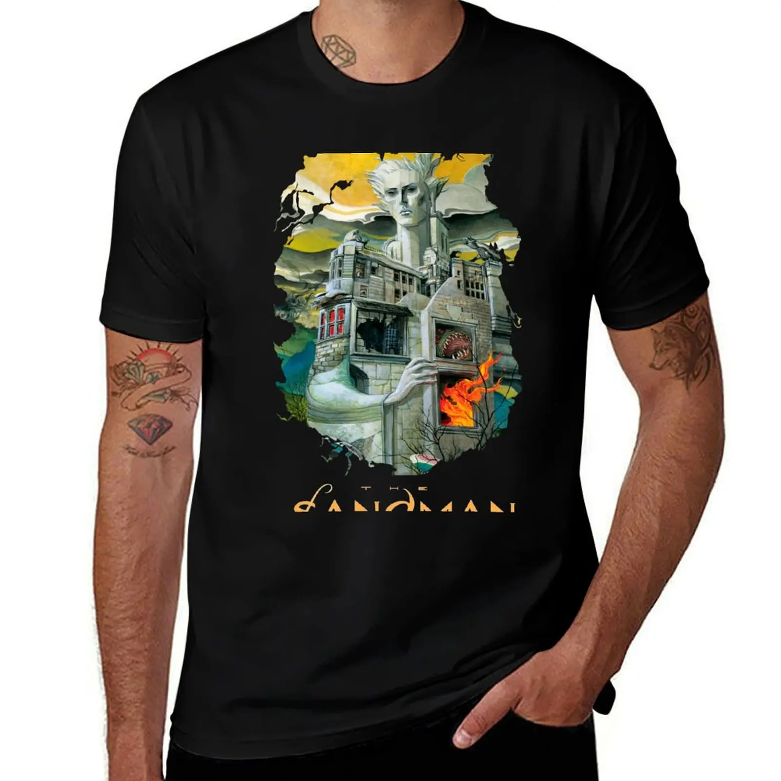 the Sandman house morpheus dream T-Shirt Plus Size Outdoor Casual Top