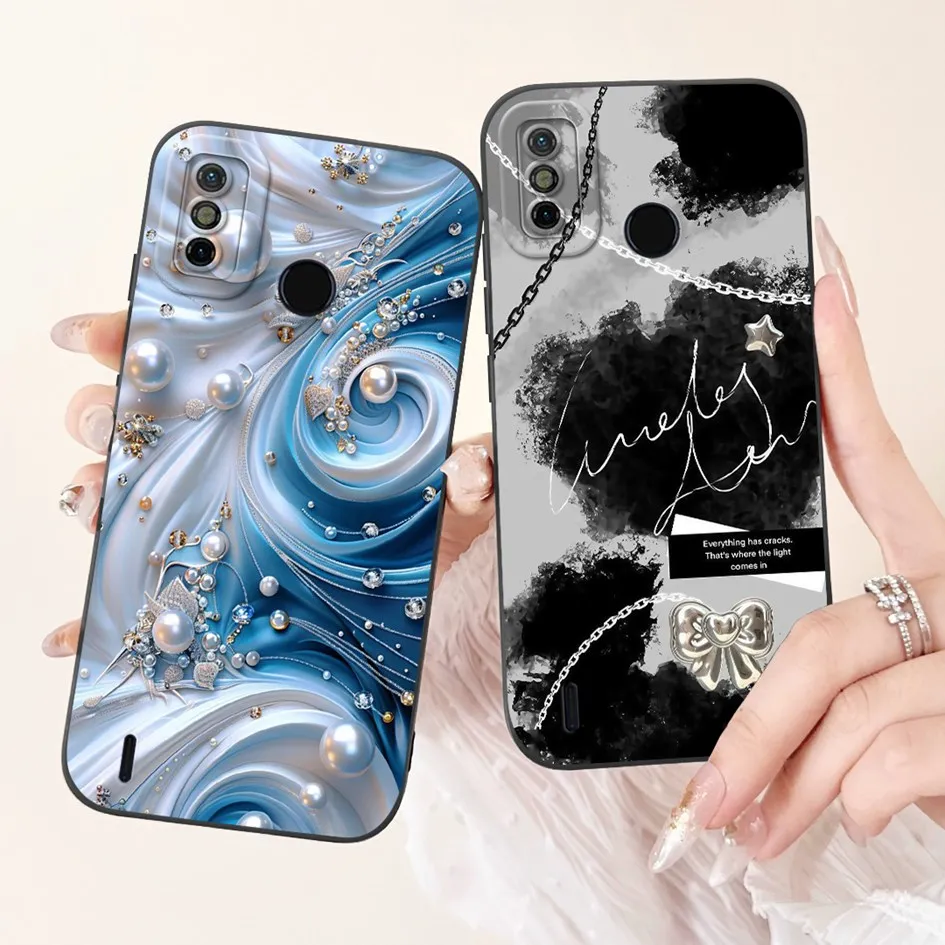 ل Tecno Spark 6 Go 2020 حافظة KE5 KE5j KE5k غطاء سيليكون لطيف الكرتون الذئب أرنب لينة قذيفة ل شرارة الذهاب 2020 2021 الوفير جديد #2