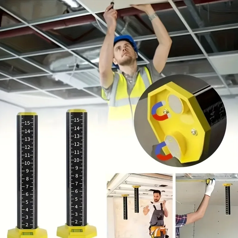 Heavy-Duty Leveling Tool with Laser Line, Ideal for Tile Installation Ceiling Floor Wall Professional Contractor DIY Projects