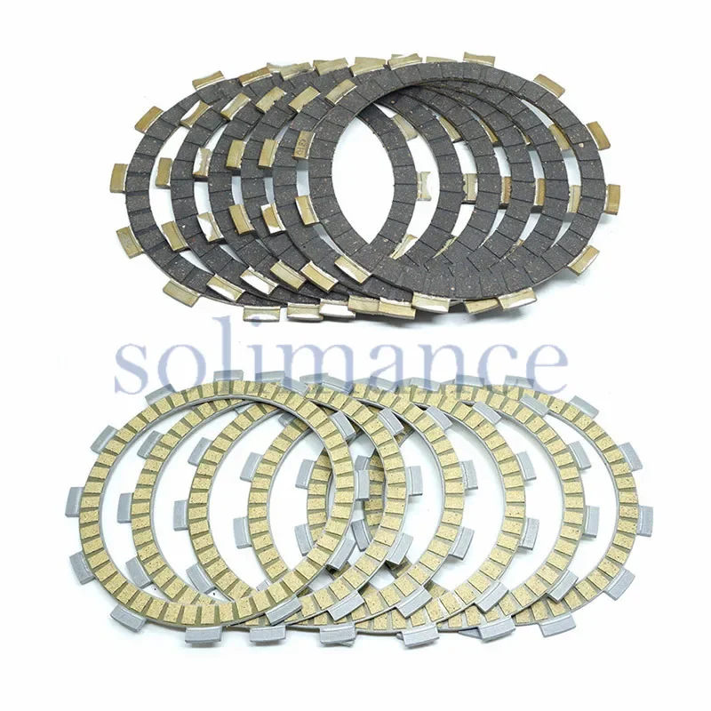 

6 Motorcycle Friction Plates Clutch Kit for Suzuki DR400 DR400S DR400T Enduro GN400 GN400E GN400T GN400X RM400 SP400