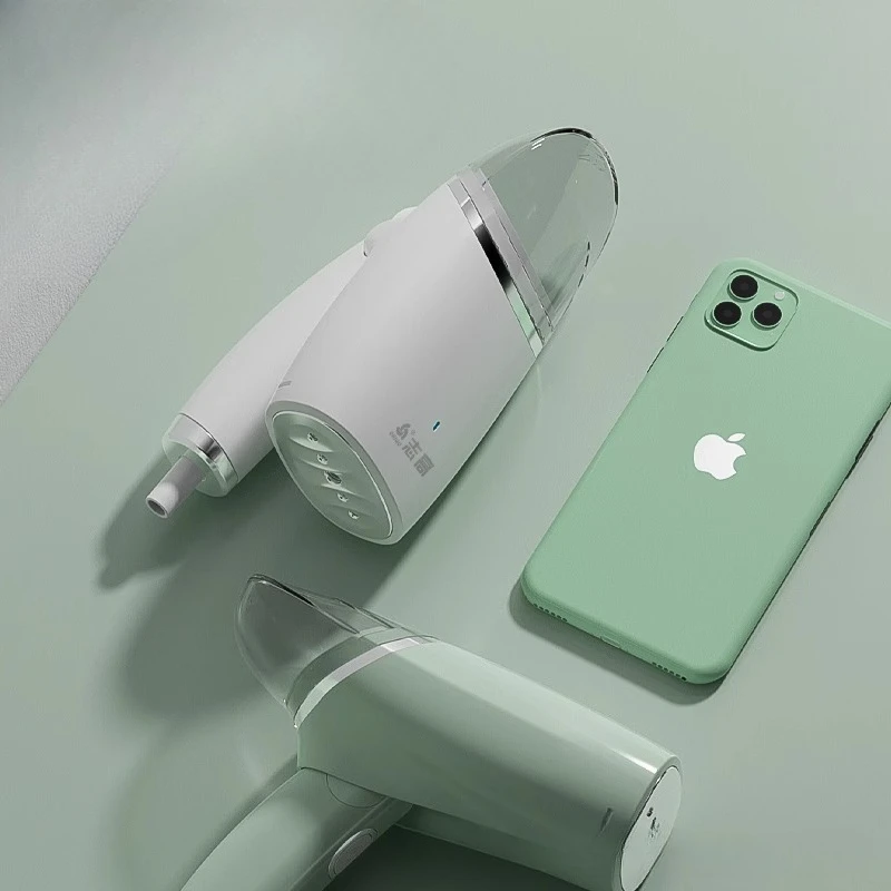 เตารีดไอน้ำแบบมือถือและเตารีดไอน้ำแบบพกพา ใช้ในหอพักหรือการเดินทาง ไอน้ำกำลังสูง ดีไซน์พับได้ กำจัดรอยยับได้อย่างรวดเร็ว