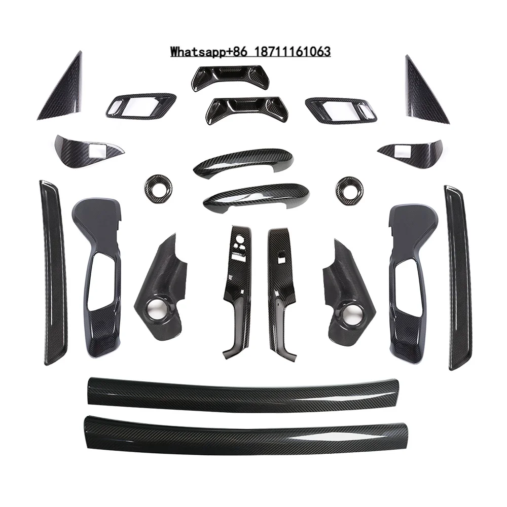 

Factory Direct Sales of Real Carbon Fiber Center Console Interior Kits for 2019-2022 for Supra Rear