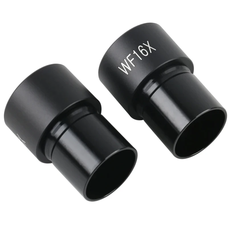 WF16X Biological Microscope Eyepiece Wide-angle Eyepiece Optical Glass Lens 23.2mm interface