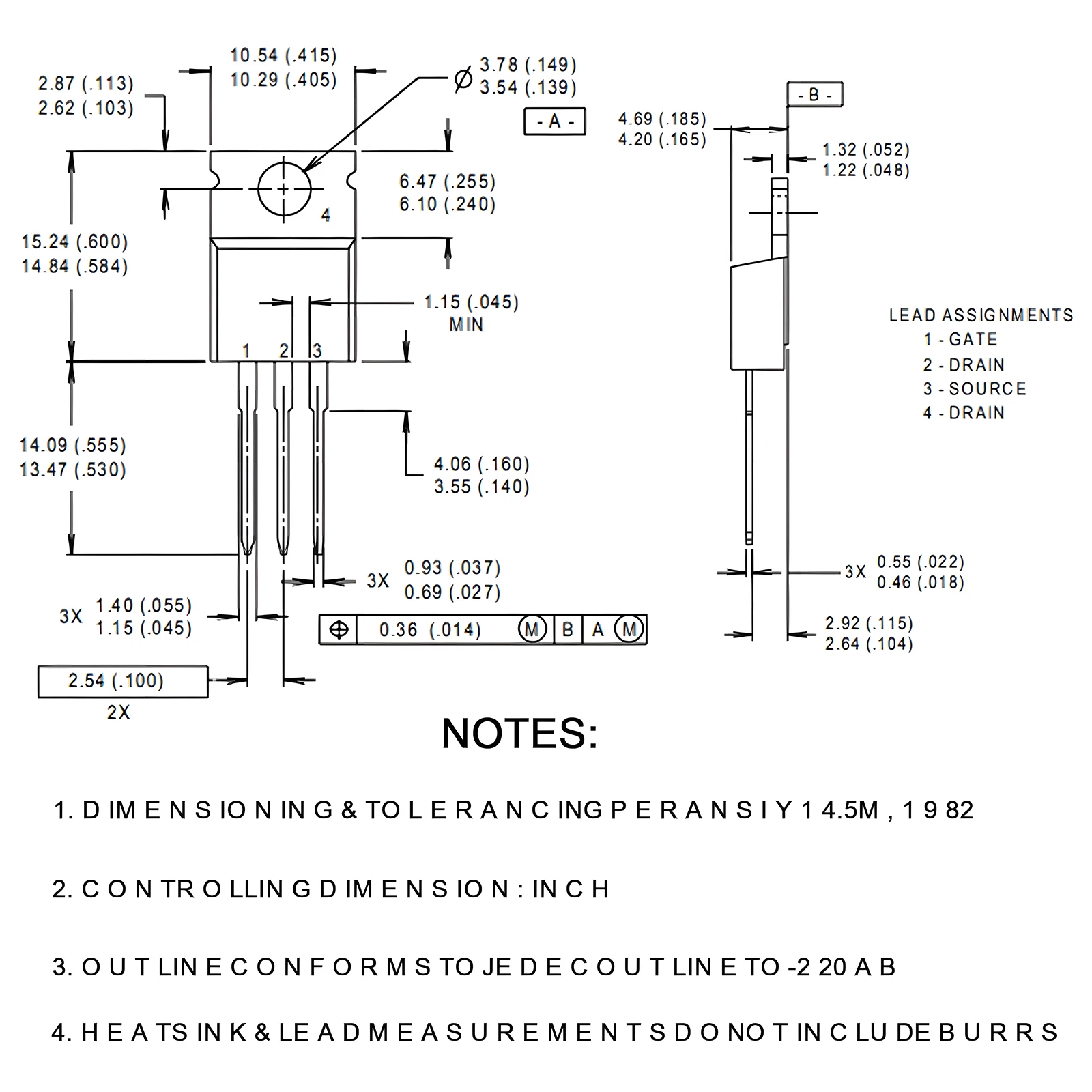 Transistor MOSFET de puissance à canal N IRFZ44N IRFZ44, puissance redresseur International 49A 55V 3 broches TO-220, 10/20 pièces