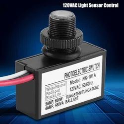 120VAC Light Sensor Control Automatic On Off Photoelectric Switch for Lighting Fixtures