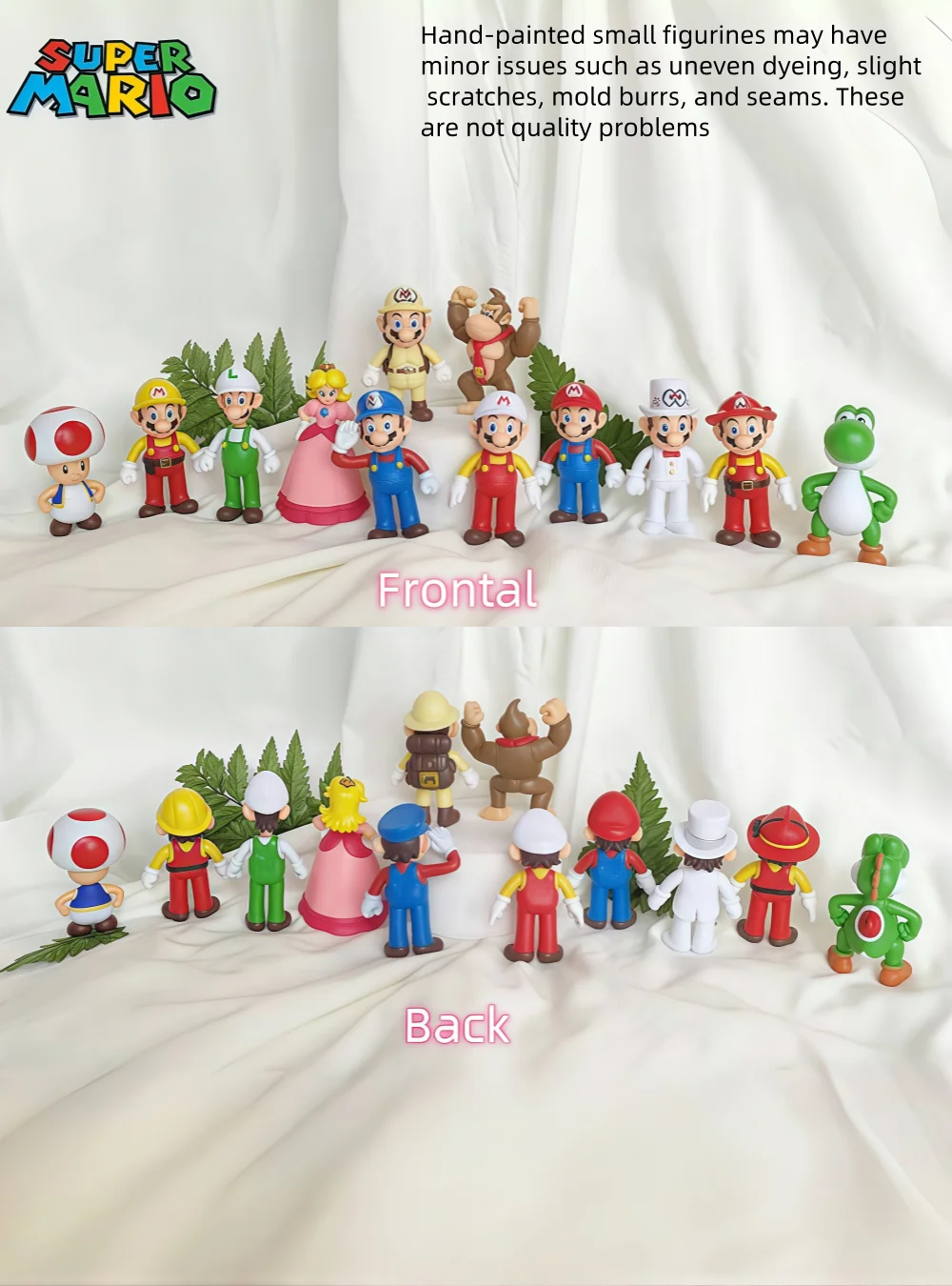 1/3/5/8/12 قطعة مجموعات MINISO Super Mario12 من دمى سوبر ماريو، تماثيل سلسلة ألعاب ماريو، زخارف نموذجية. أفضل الاسمية الاحتفالية #1