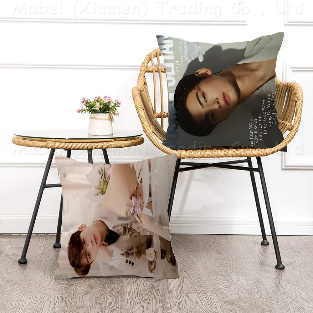 

Cha-EunWoo Pillowcase Toon Gift Cushion Cover Bedroom Home Sofa Chair Seat Decor Pillow Case