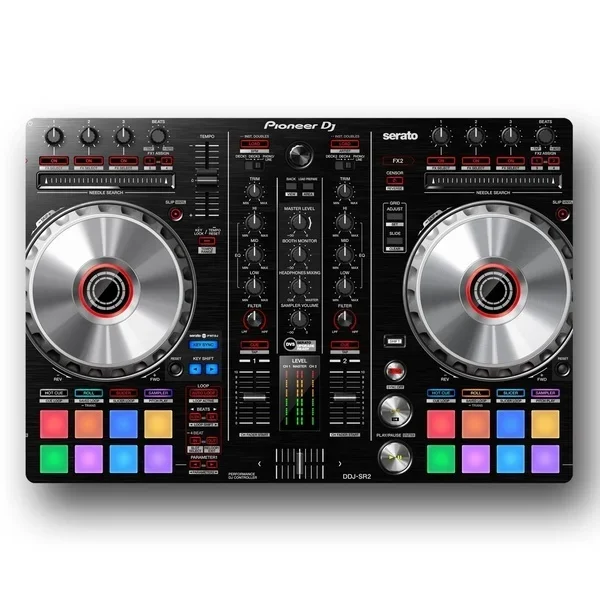 This Is The Decoration Hanging on The Wall. Pioneer DJ Controller DDJ-SR2 DJ Interface Mixer Plug-in Metal Tin Sheet 20X30cm