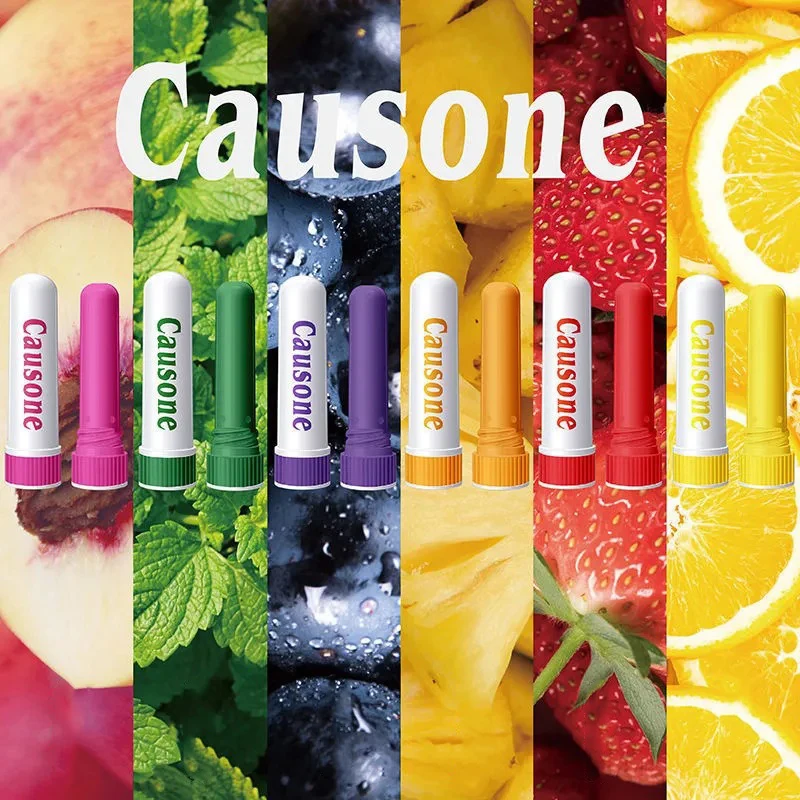 

Portable Cooling Nasal Inhaler Aromatherapy Nasal Inhaler Energy Stick Boost Focus Improve Breathing Nose Congestion Relief