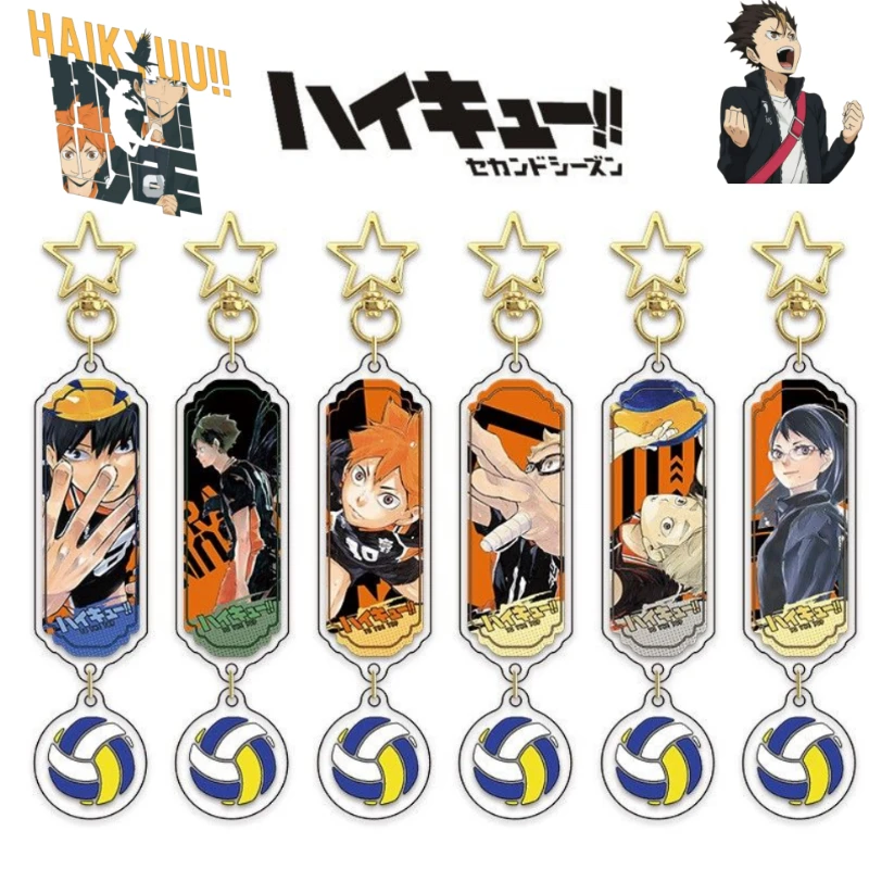 Haikyu Kozume Kenma Oikawa Tooru Kuroo Tetsurou Film- und Fernseh-Peripherie-Acryl-Anhänger Hochwertiger Schlüssel-Anti-Verlust-Verschluss – Detail 1