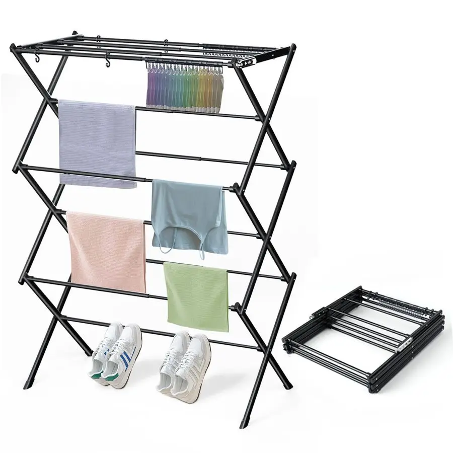 

Clothes Drying Rack Household Indoor, Foldable Drying Rack Clothing for Laundry 40 x 28.8 x 14.2, Space Saving IndoorampOutdoor,