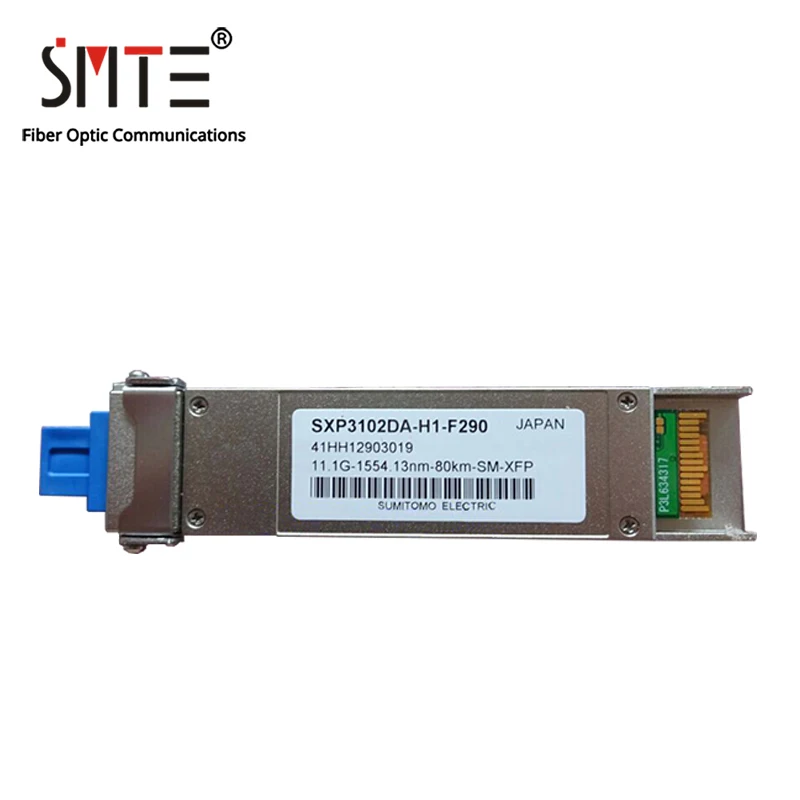 

Sumitomo SXP3102DA-H1-F290 11.1G-1554.13nm-80KM-XFP Fiber Optical Module