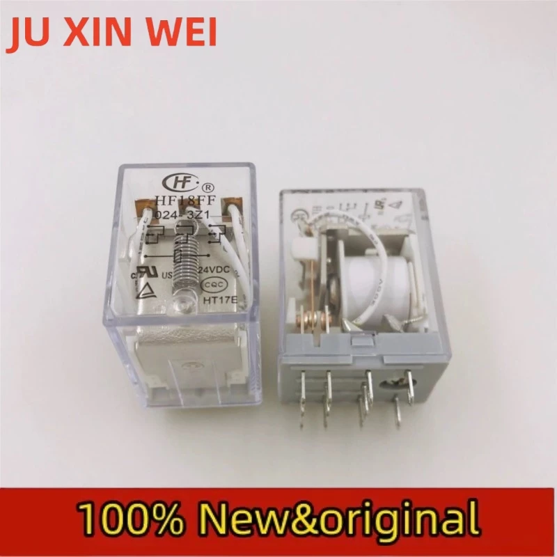 HF18FF-024-3Z1 24VDC three group conversion 11 pin 7A socket type Hongfa small medium power relay