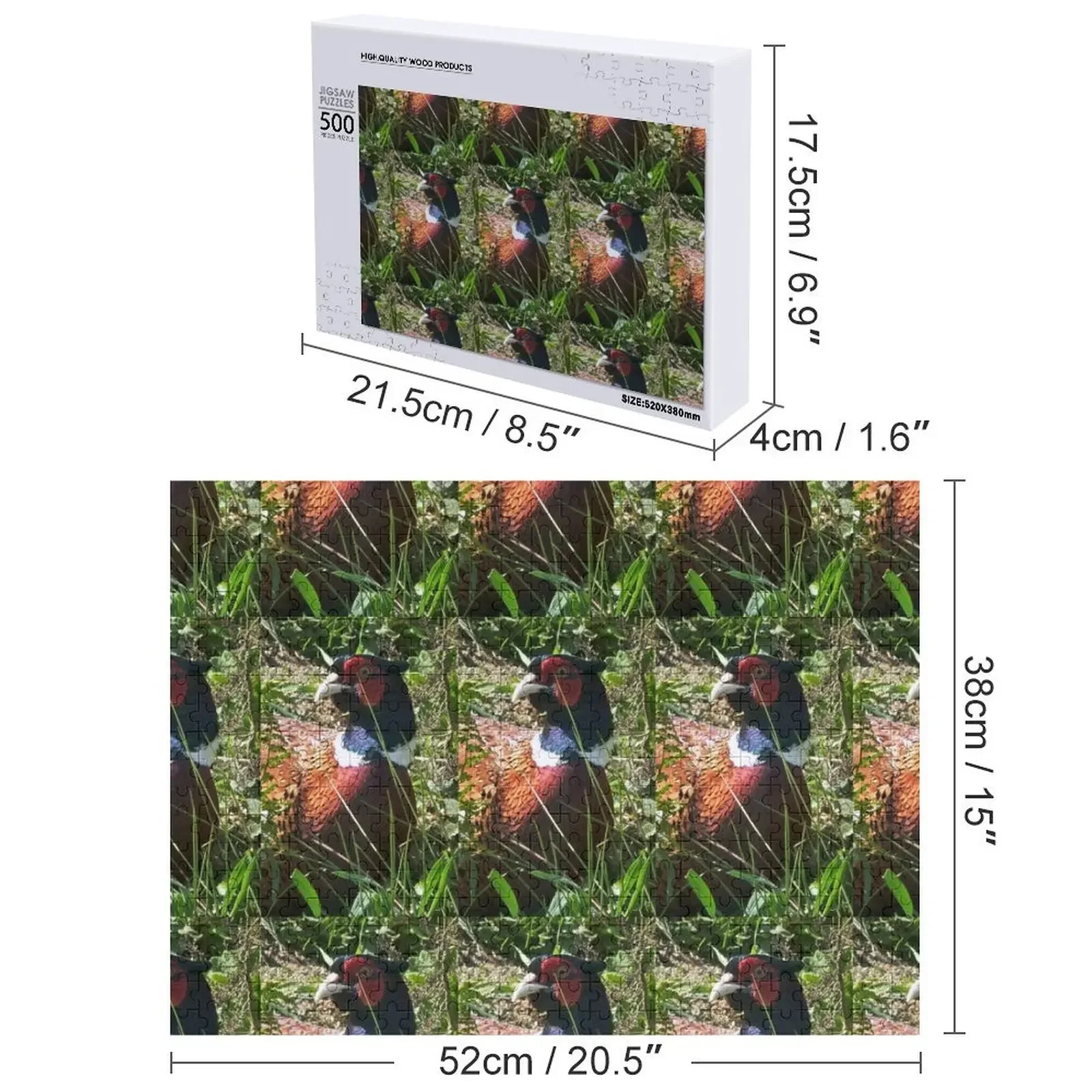 Пазл фазана, персонализированная детская игрушка, индивидуальное имя, детская игрушка-головоломка