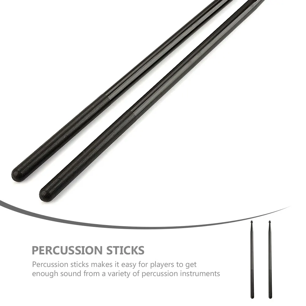 

1Pair Drum Sticks Nylon Soft Surface Comfortable Grip for Performance Percussion Use Drum Sticks Performance Drumsticks