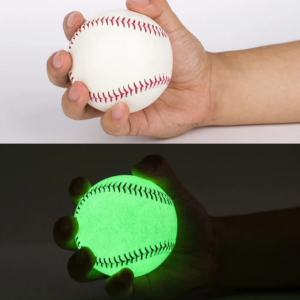 

Luminous Baseball Practice Lightweight Safe PVC Outdoor Training Baseball Softballs for Hitting Sports Training Softballs