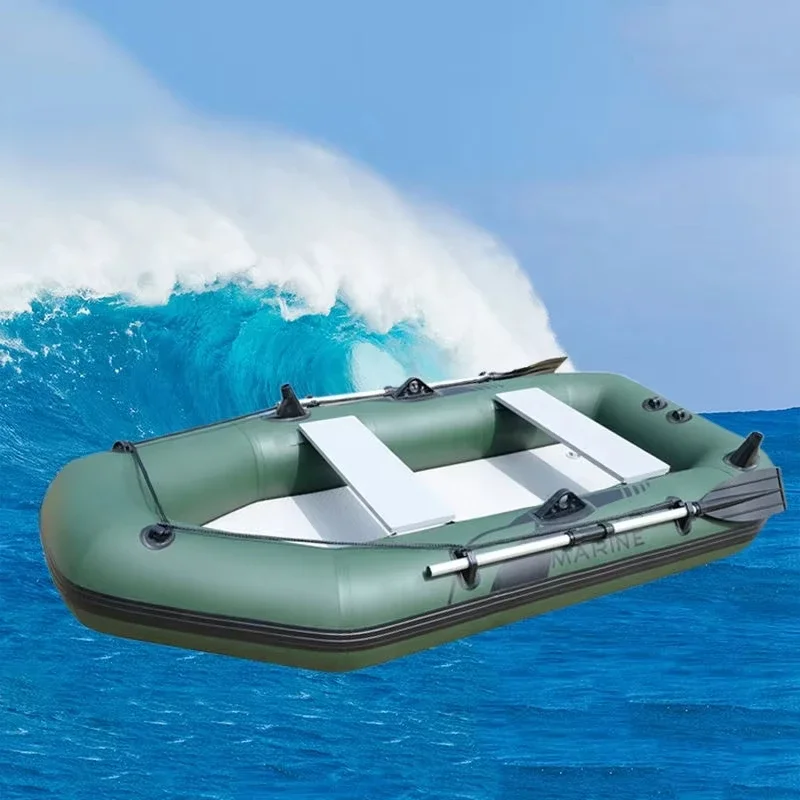 Air Mat Bottom Inflatable Pontoon Boat CE Certified 3–4 Person Jetboat Dinghy