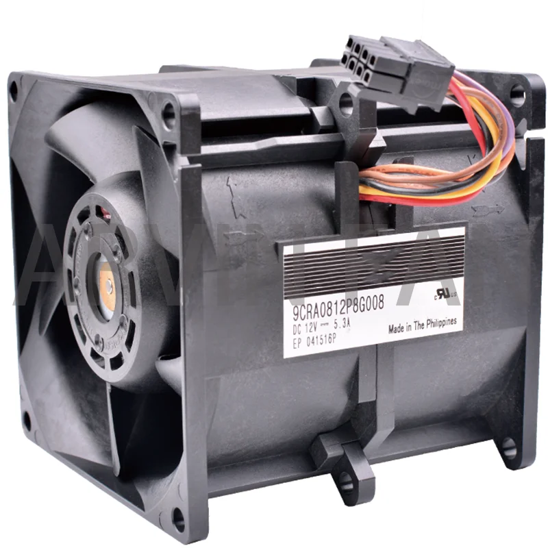 COOLING REVOLUTION 9CRA0812P8G008 8cm 80x80x80mm 12V 5.3A Car Booster Violence Powerful Server Cooling Fans