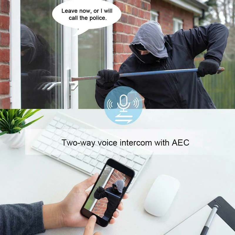 Best-1080P Wifi HD Wireless PIR Monitor 2-Way Intercom กล้อง Video Doorbell ทํางานร่วมกับ Tuya Smart Life ประตู Bell