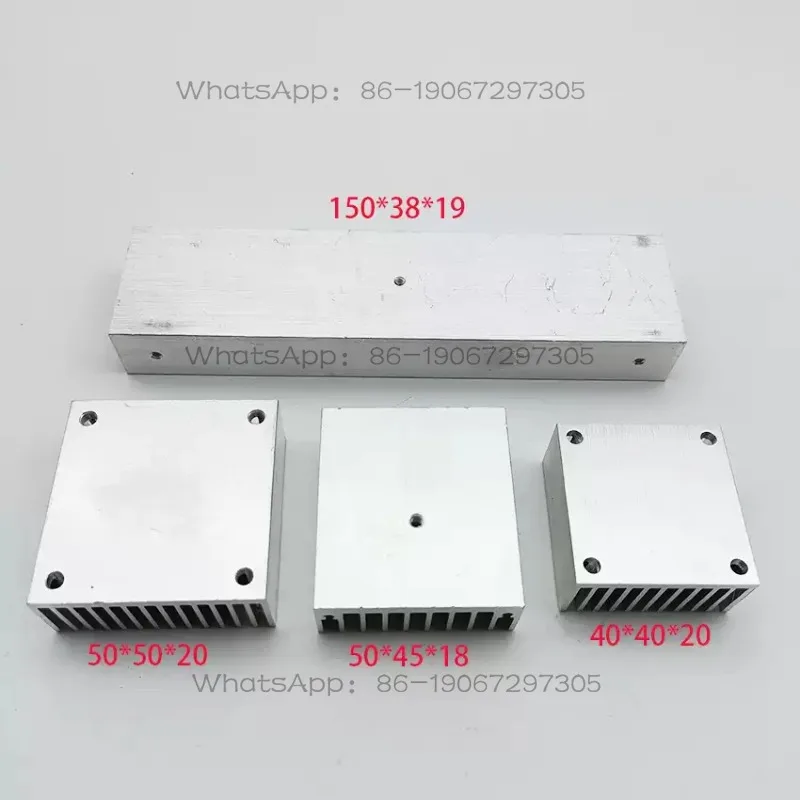 Electronic heat sink heat conducting block 404020, 504518, 505020, 1503819