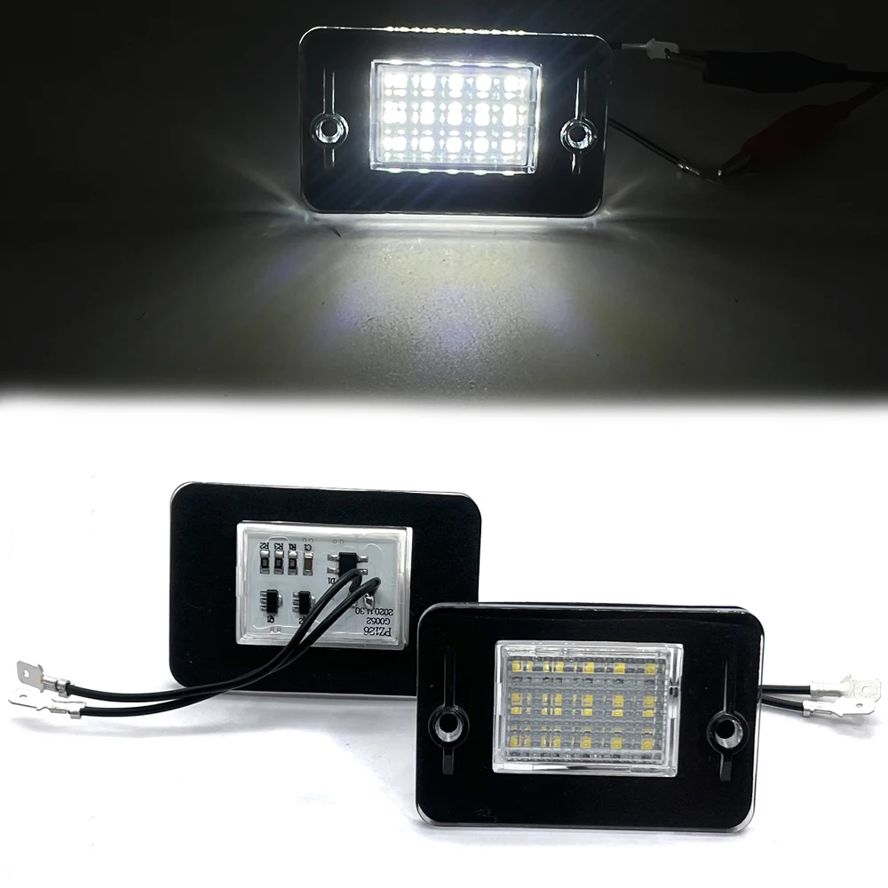 

2Pcs For Land Rover Discovery 1 1994-1999 Discovery 2 1999-2004 High Brightness LED License Plate Light Number Plate Lamp