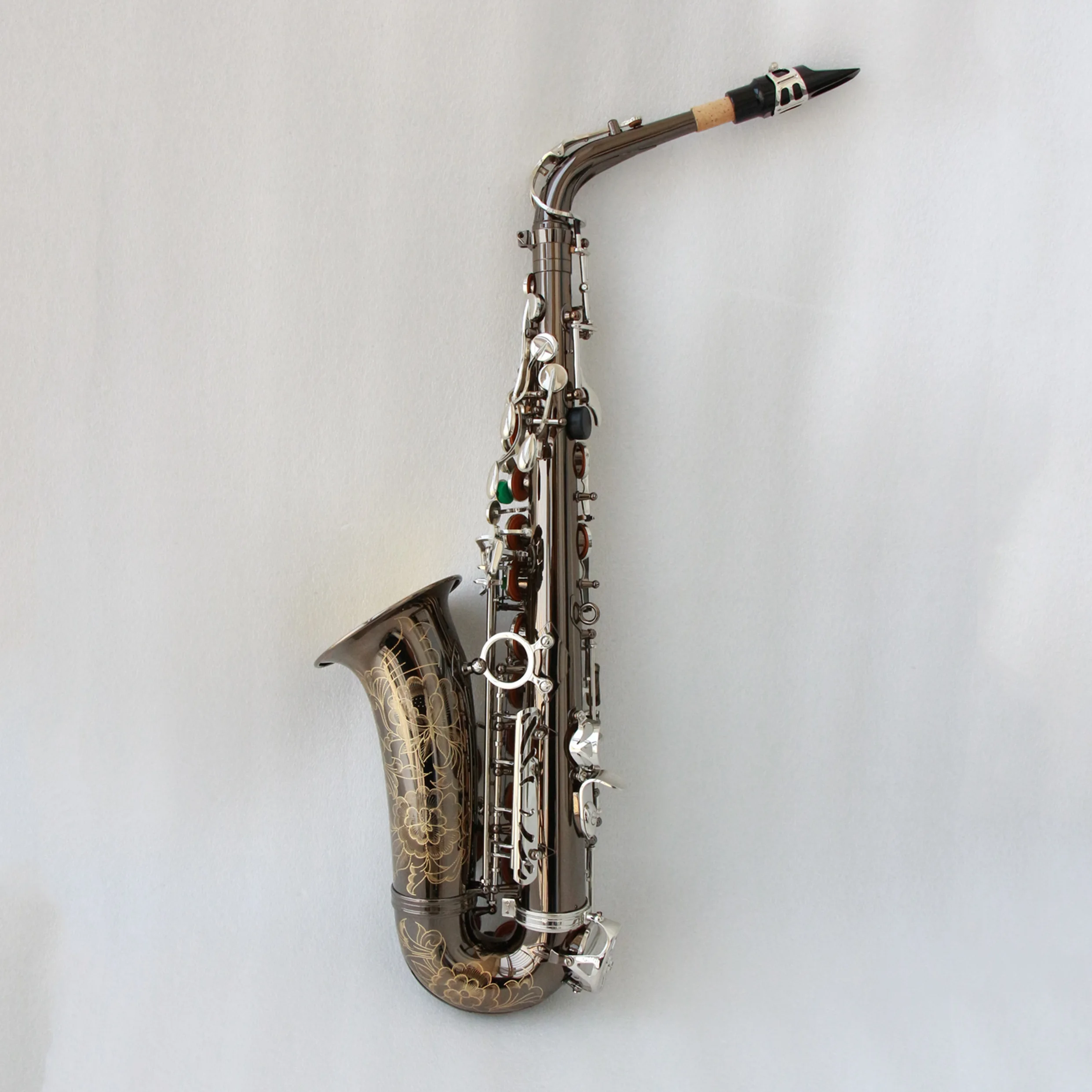 Good Quality Alto Saxophone Wholesale Black Nickel Plated Body Professional Saxophone Alto