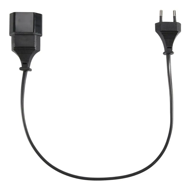 ABRW-European 2Prong Male To Female Power Extension Cord, VDE Certificated Copper Cable