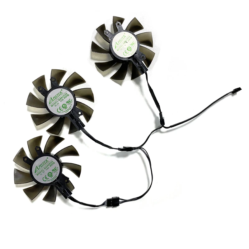 NEW 3PCS 75MM 4PIN DC 12V GA92S2H Cooling Fan GeForce RTX 3060 GPU FANS For ZOTAC GeForce RTX 3060-12GD6 Thunderbolt GE PRO