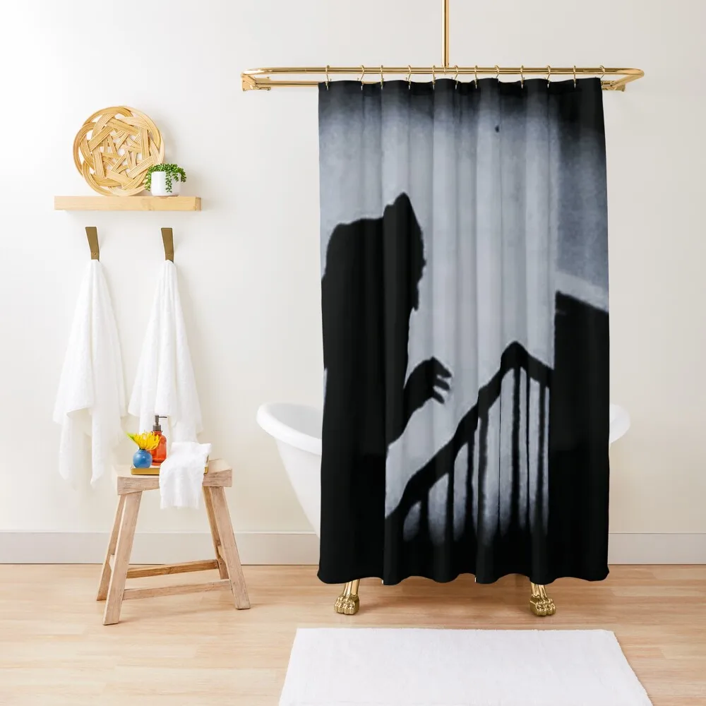 

Nosferatu Classic Horror Movie Shower Curtain Anti-Mold Waterproof Shower Waterproof Shower Waterproof Fabric Bathroom Curtain