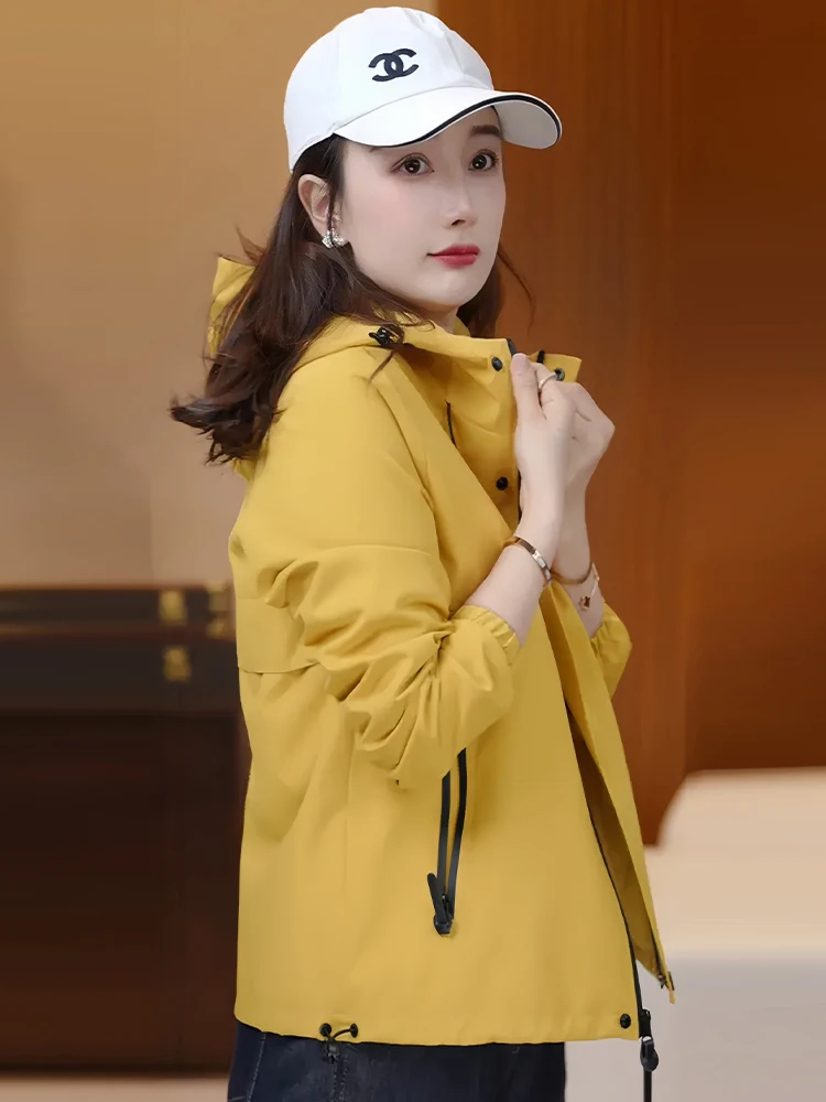 Ele com capuz Jaet feminino premium emagrecimento top casual solto ajuste longo chiusura com zíper cor design Faion