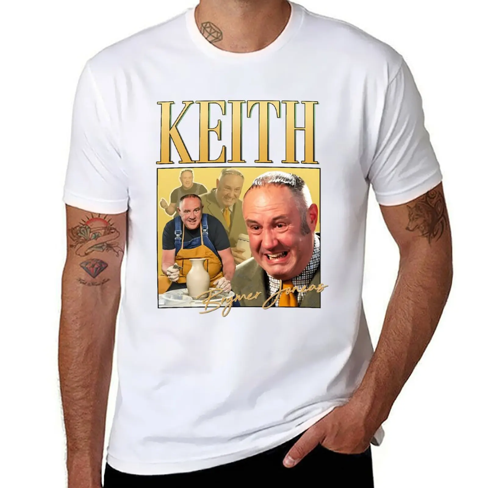 

Keith Brymer Jones Homage Jumper Swea Pottery Icon Throw Британская ТВ-футболка мужская повседневная футболка