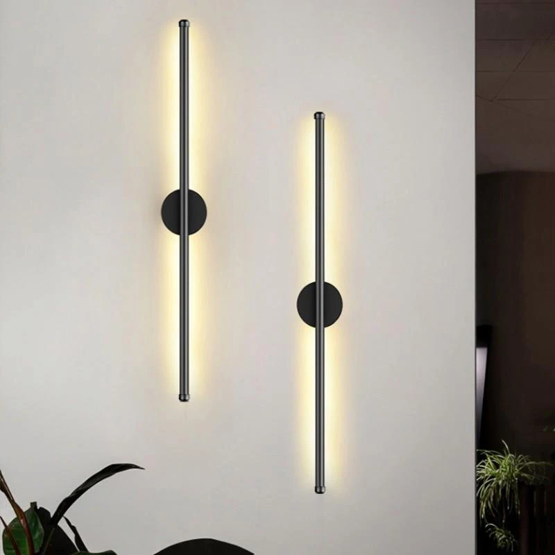 Minimalist Long Strip LED Wall Light Wall Lamps Decor for Sofa Background Corridor Interior LED Wall Sconce for Bedroom Bedside