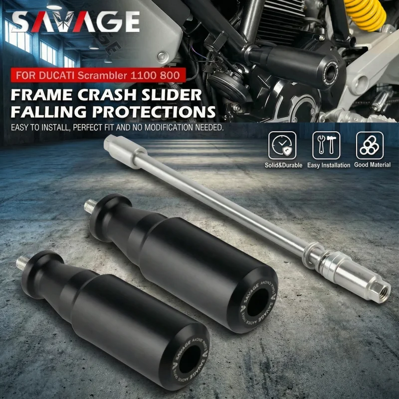 

DUCATI рама слайдер защита от столкновений подходит для Scrambler 1100/800 Streetfighter 848/1100 защита двигателя мотоцикла обтекатель