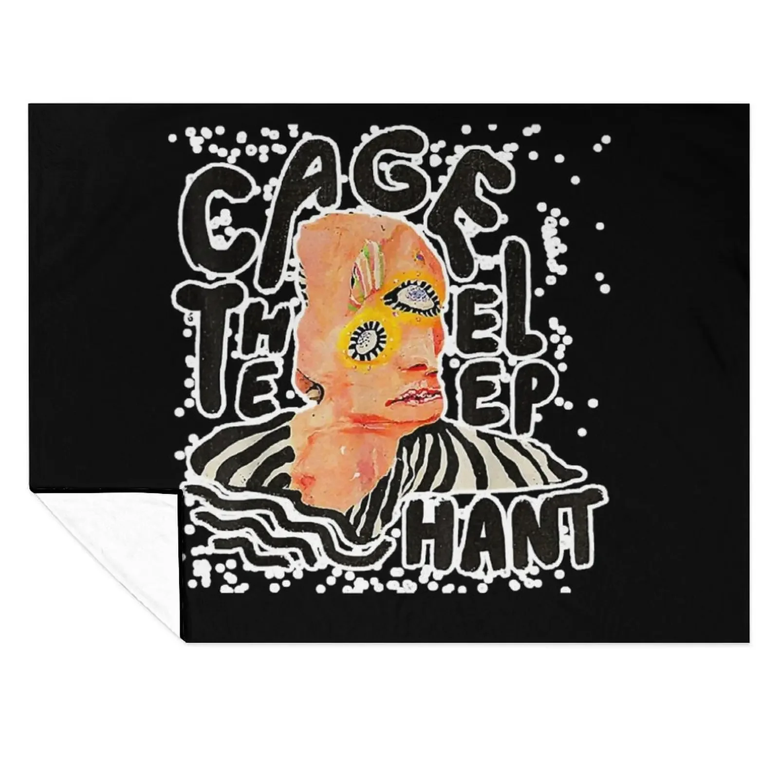 

Retro Cages Distresseds The Elephant Throw Blanket Thin manga Blankets For Baby Picnic Blankets