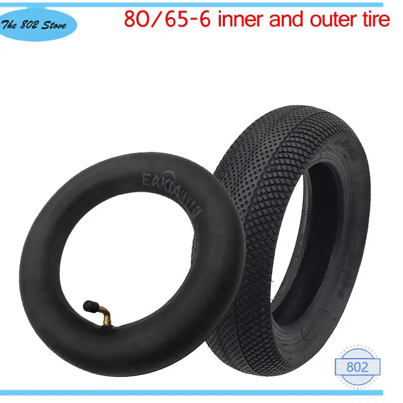 Pneu de trottinette électrique 10 pouces 80/65-6 pour KUKIRIN G2 Max Inokim oxo Kugoo M4 G1 Dualtron VICTOR EAGLE Bike Minimotors