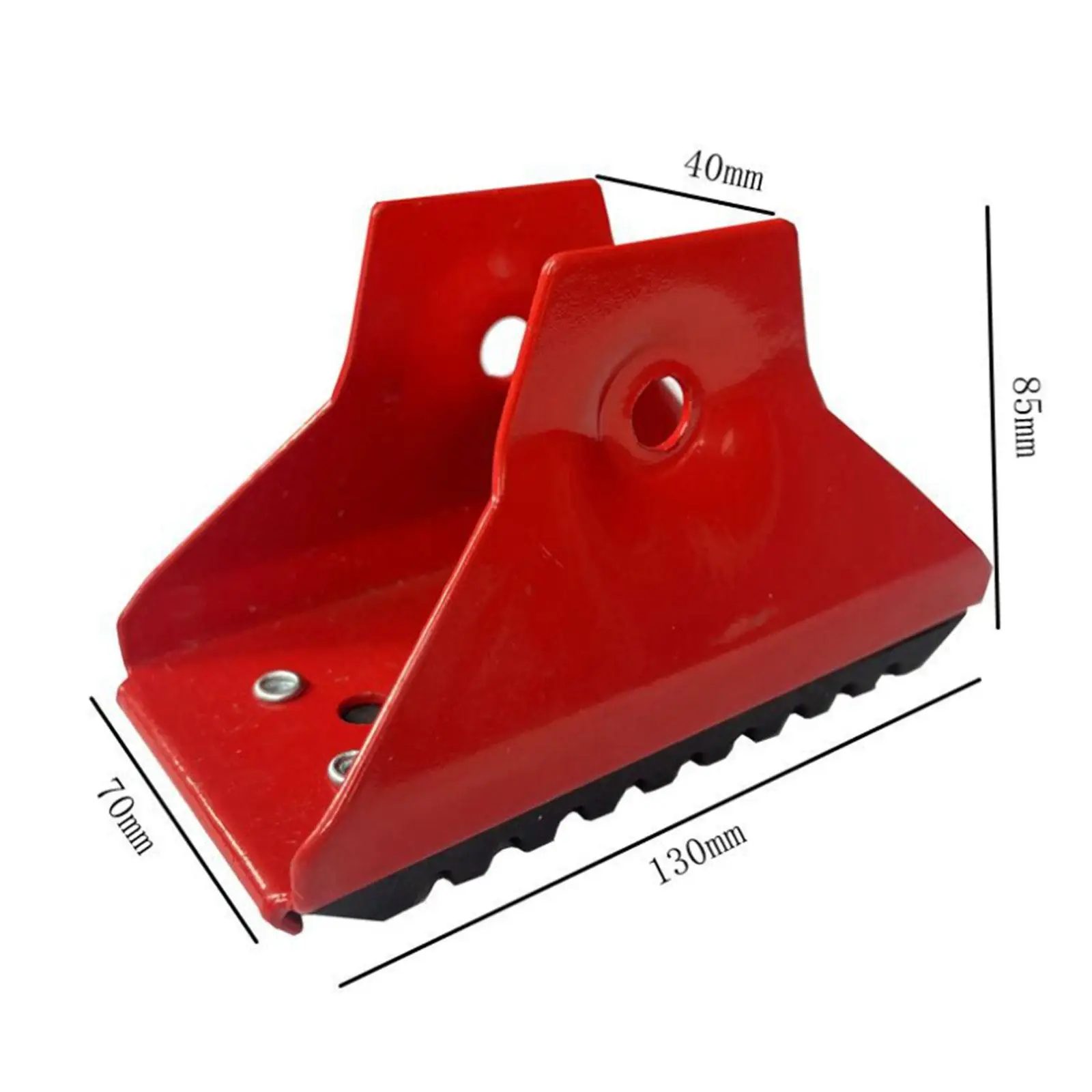 2Pcs Anti Skid Shoe Kits for Extension Ladder Anti Slip Replacement Part Heavy Duty Rubber Base Stable Foot Pads Ladder Feet